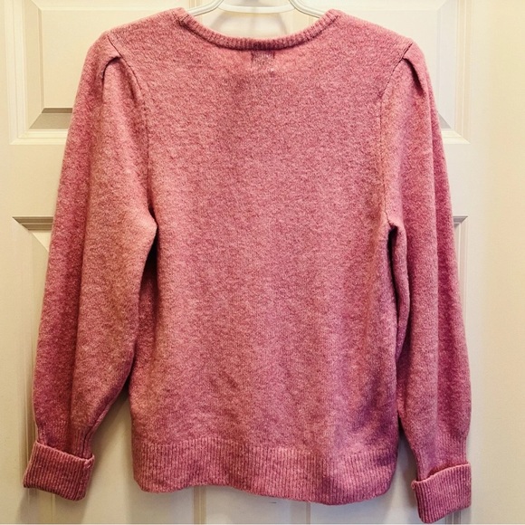 A New Day Women's Light Pink Crewneck Pullover Knit Sweater Size Small - Picture 2 of 6